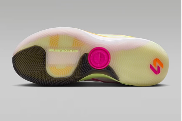 The outsole of the Jordan Luka 4.
