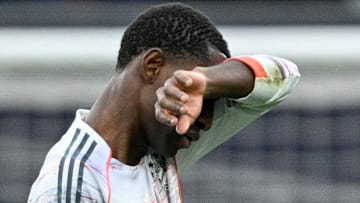 Nicolas Jackson musste schon vor der Pause per glatt Rot vom Platz