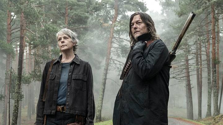 Melissa McBride as Carol Peletier, Norman Reedus as Daryl Dixon – The Walking Dead: Daryl Dixon season 3