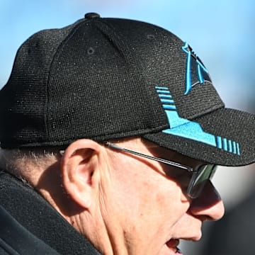 Jan 7, 2024; Charlotte, North Carolina, USA; Carolina Panthers owner David Tepper before the game at Bank of America Stadium.