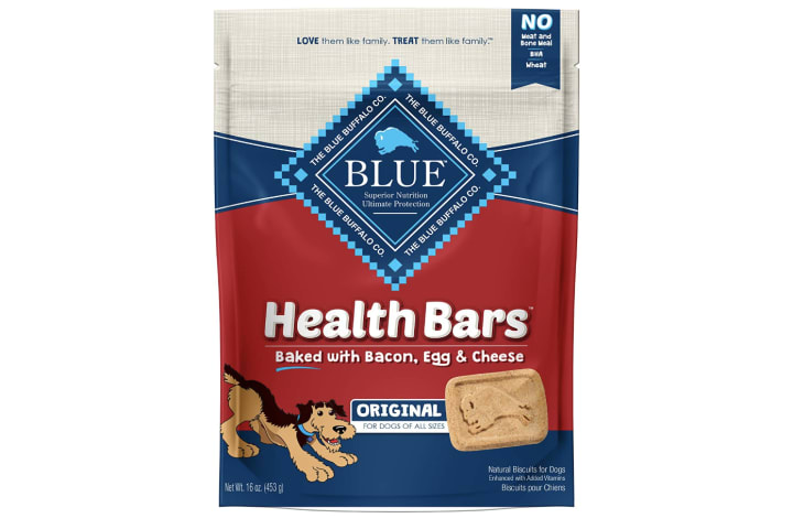 Blue buffalo health bar biscuits naturels croustillants pour chiens