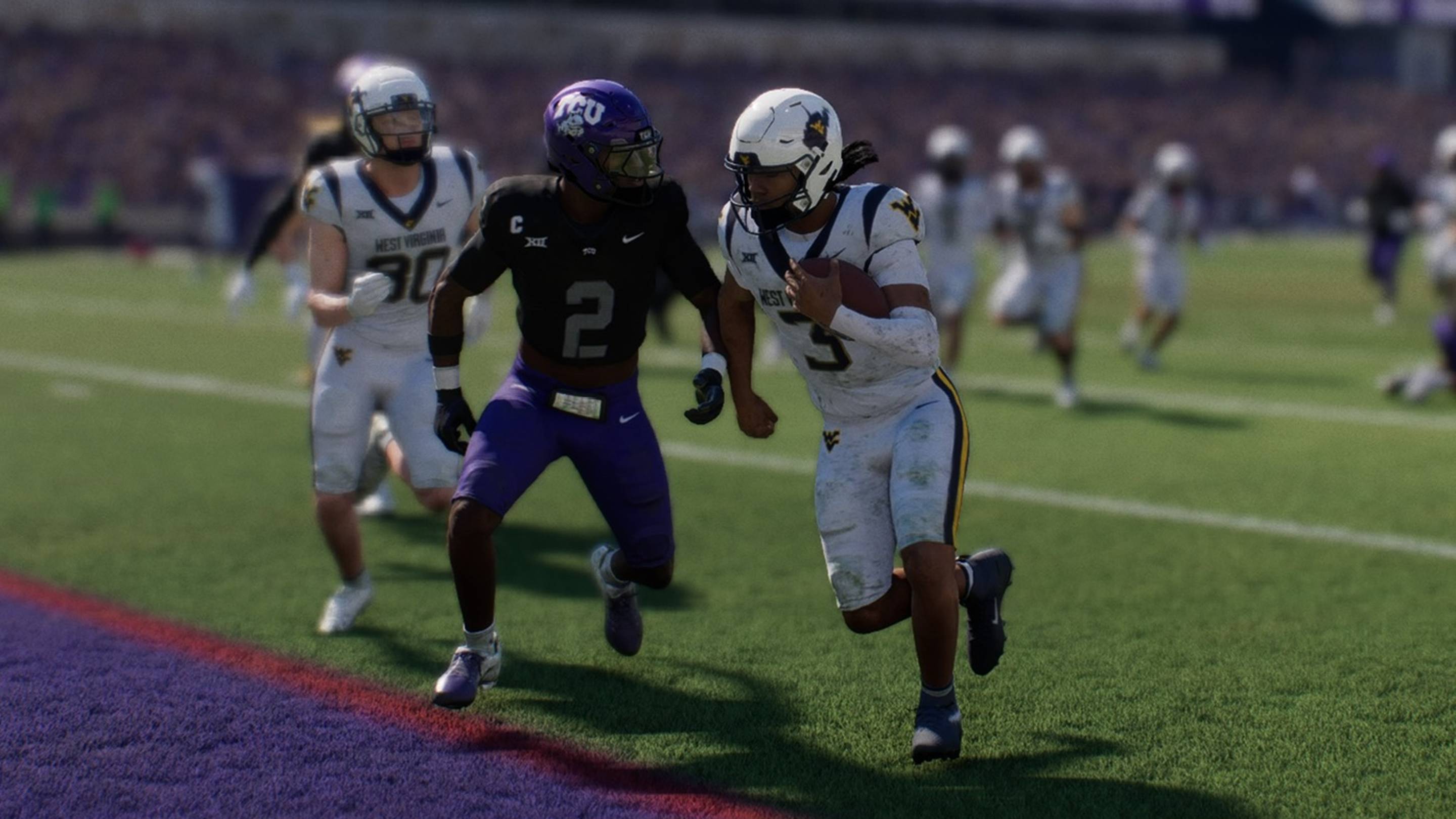 College Football 27 Simulation Results of West Virginia vs. TCU