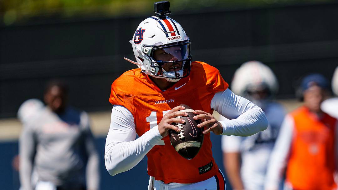 Auburn Tigers quarterback Byrum Brown has high expectations heading into his first season with the Tigers. Auburn Tigers quarterback Byrum Brown has high expectations heading into his first season with the Tigers.