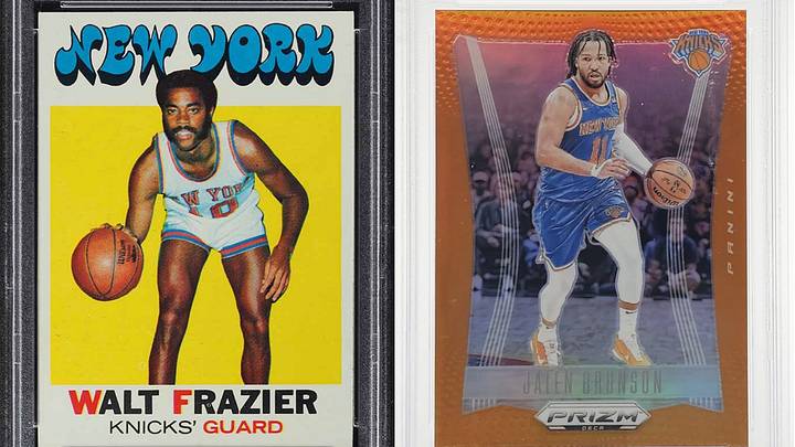 The Top 5 All-Time Knicks and Their Best Cards to Collect (featured). Photo by ON SI Collectibles