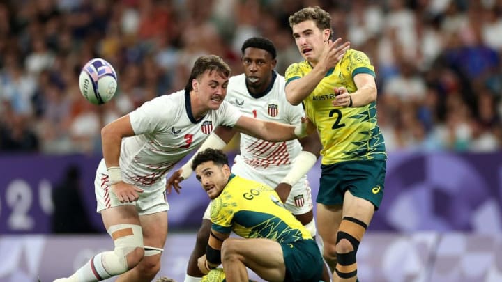 The U.S. men's rugby sevens team had a mixed day on Thursday, securing a victory over Uruguay but suffering a loss to Australia