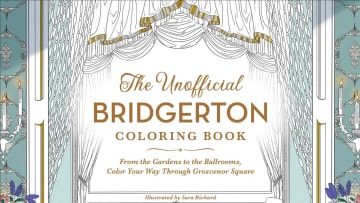 The Unofficial Bridgerton Coloring Book. Image courtesy of Simon and Schuster.