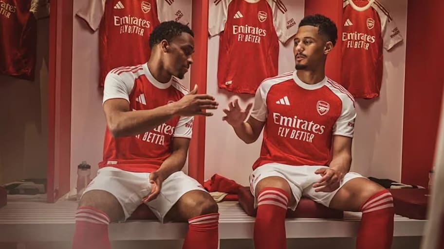 Arsenal's new home kit.