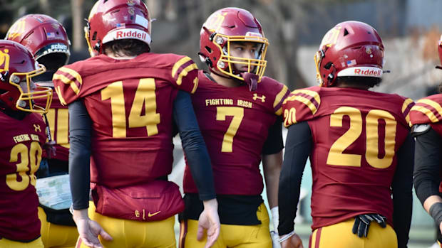 Uriah Stringfield rushed for career-high 301 yards, and No. 2 seed O'Dea defeats No. 3 Eastside Catholic, 17-14, in 3A semis.