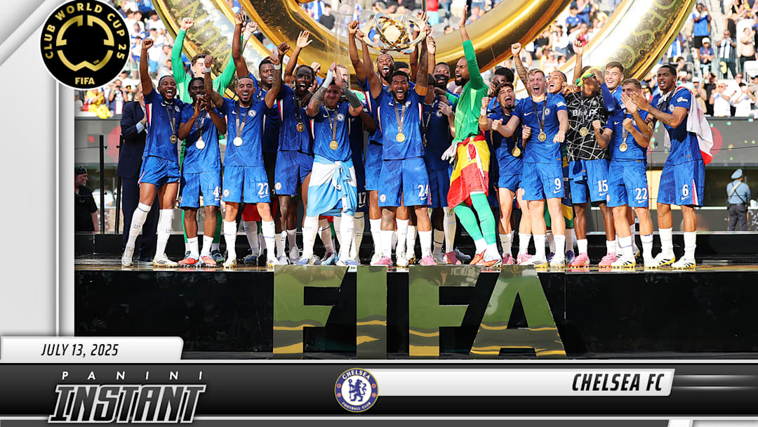 Panini has made new cards featuring Chelsea's FIFA Club World Cup win