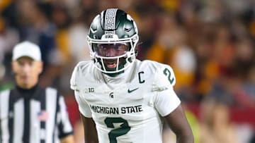 Michigan State QB Aidan Chiles