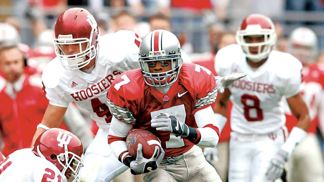 Ted Ginn Jr. starred for Ohio State for 2004 to '06. Ted Ginn Jr. starred for Ohio State for 2004 to '06.