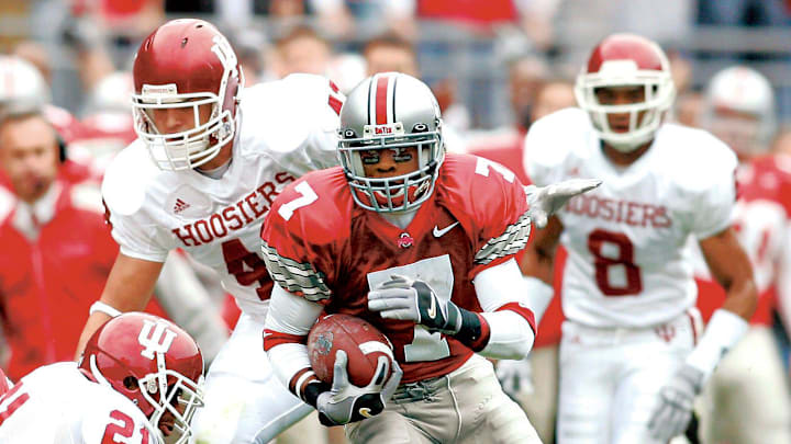 Ted Ginn Jr. starred for Ohio State for 2004 to '06. Ted Ginn Jr. starred for Ohio State for 2004 to '06.