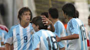 In his first match in the national team,