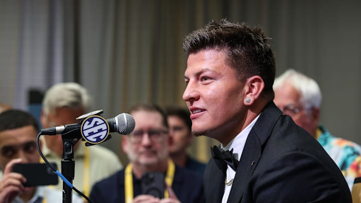 Diego Pavia ran the show at SEC Media Days. Diego Pavia ran the show at SEC Media Days.