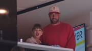 American singer-songwriter Taylor Swift and Kansas City Chiefs Travis Kelce.