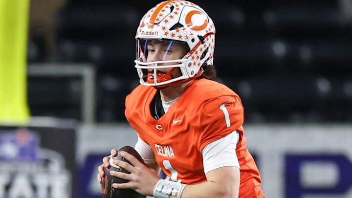 Celina senior quarterback Bowe Bentley will again be running the offense when his Class 4A Division I state champion Bobcats take on Gunter in a highly-anticipated neutral-site game on Sept. 12. Celina senior quarterback Bowe Bentley will again be running the offense when his Class 4A Division I state champion Bobcats take on Gunter in a highly-anticipated neutral-site game on Sept. 12.