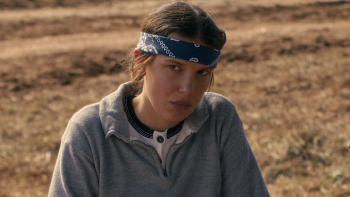 STRANGER THINGS: SEASON 5. (L to R) Millie Bobby Brown as Eleven and Winona Ryder as Joyce Byers in Stranger Things: Season 5.