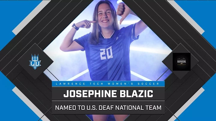 Josephine Blazic, a graduate of Burlington High School in Iowa, will represent the U.S. at the 2025 Deaflympics in Tokyo.