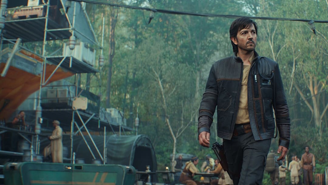 Star Wars: Andor Season 2 Cassian Andor on Yavin IV. Image Credit: StarWars.com