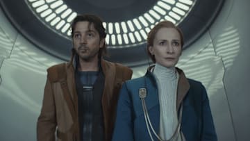 Star Wars: Andor Season 2, episode 9, "Welcome to the Rebellion" with Cassian Andor and Mon Mothma. Image Credit: StarWars.com