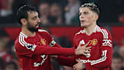 Fernandes told Garnacho to celebrate