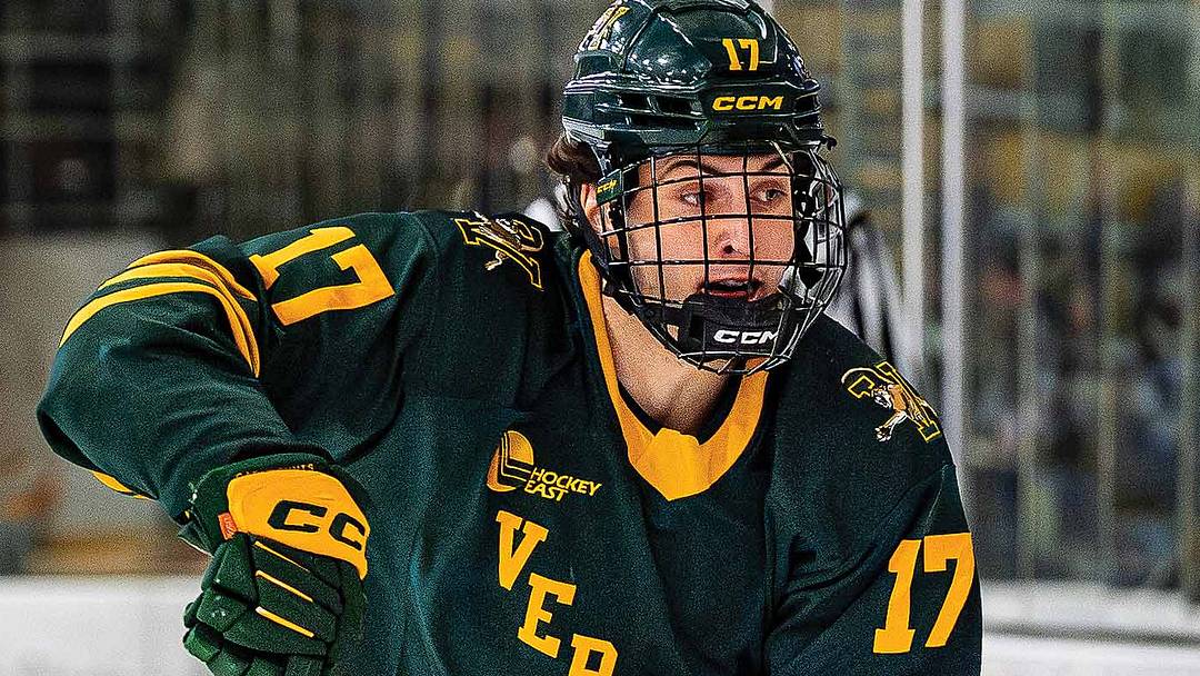 Vermont forward Colin Kessler led the Catamounts in scoring with 10 goals and 16 assists in 2025-26. Vermont forward Colin Kessler led the Catamounts in scoring with 10 goals and 16 assists in 2025-26.