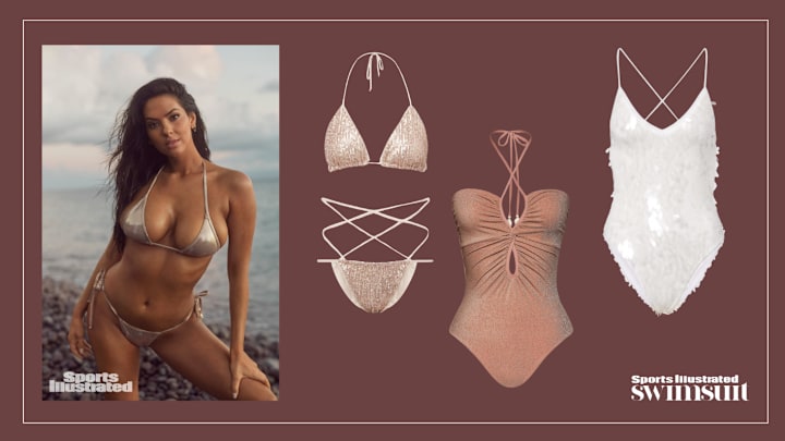 Champagne-inspired swimwear