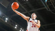The Ville's Kyle Kuric, former UofL star, gets two with this layup against Jackson TN at the TBT