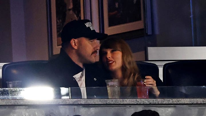 Kelce and Swift attended Game 1 of the American League Championship Series in New York. 