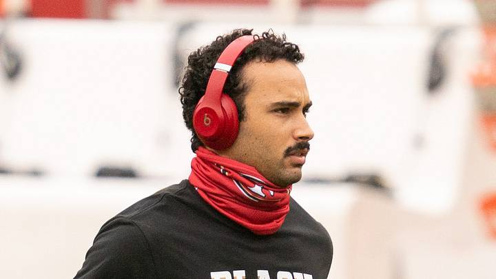 San Francisco 49ers wide receiver Dante Pettis (18)