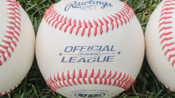 Rawlings NFHS baseball on field