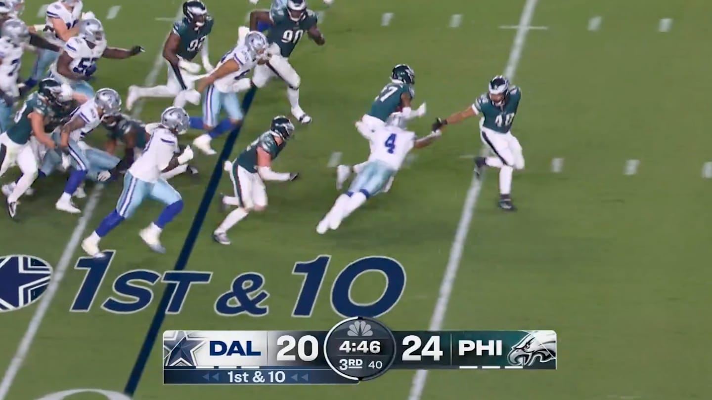 NBC Announcers Were Very Impressed With Dak Prescott's TD-Saving Tackle