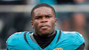 September 28, 2025; Santa Clara, California, USA; Jacksonville Jaguars wide receiver Travis Hunter (12) after the game against the San Francisco 49ers at Levi's Stadium. Mandatory Credit: Kyle Terada-Imagn Images