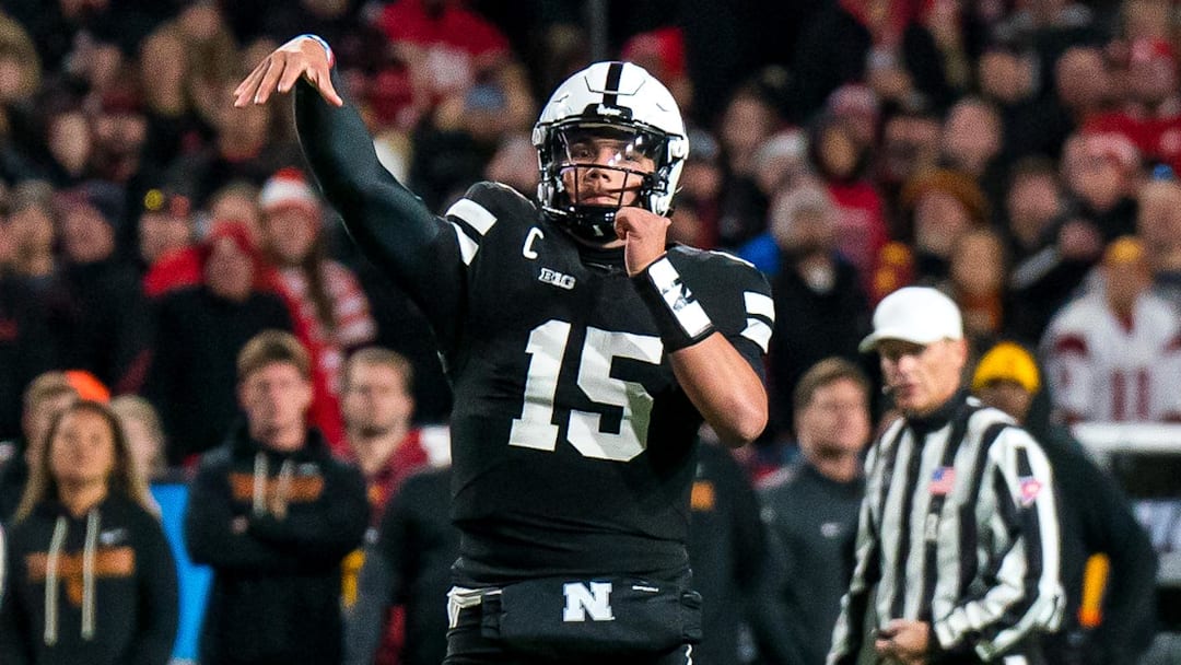 Dylan Raiola has thrown his last pass as Nebraska's quarterback.