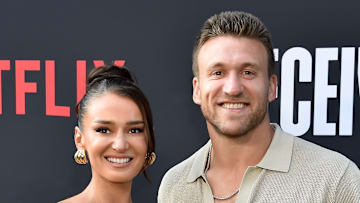 Kristin and Kyle Juszczyk