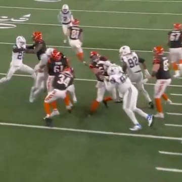 The butt tackle, as seen on Monday Night Football