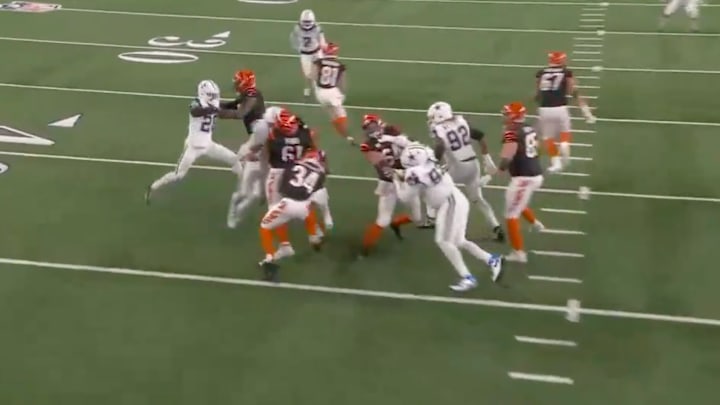 The butt tackle, as seen on Monday Night Football