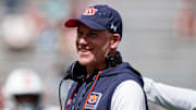 New Auburn Tigers head coach Alex Golesh retained defensive coordinator DJ Durkin (pictured)
