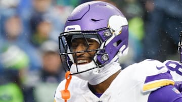 Minnesota Vikings wide receiver Jordan Addison (3).
