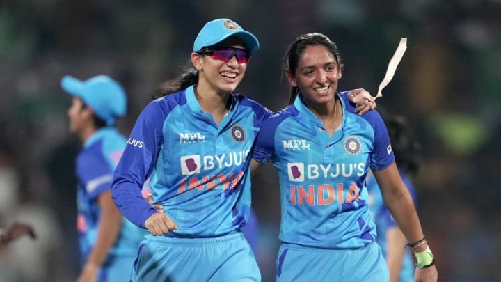 Harmanpreet Kaur [right] and Smriti Mandhana [left] are set to lead India in the Women's T20 World Cup in the UAE