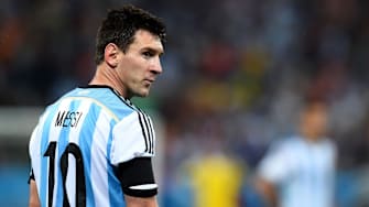 Argentina's Lionel Messi in the 2014 World Cup