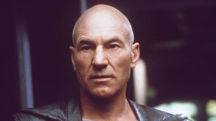 1998 Patrick Stewart stars in the new movie "Star Trek: Insurrection."
