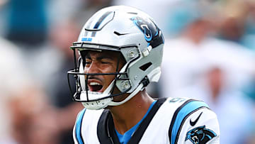 Carolina Panthers quarterback Bryce Young