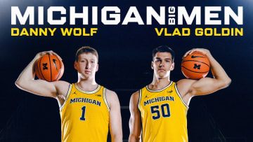 Danny Wolf and Vlad Goldin make for a big, formidable frontcourt for the Wolverines.