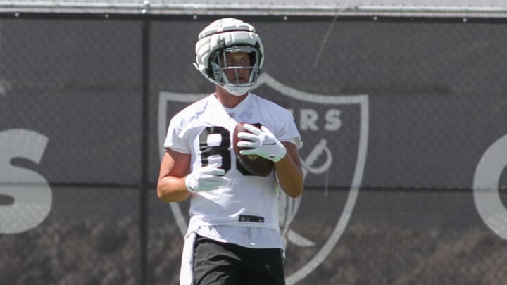 Las Vegas Raiders TE Brock Bowers from OTAs