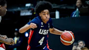 Louisville signee Mikel Brown Jr. in the 2024 FIBA U18 Men’s AmeriCup