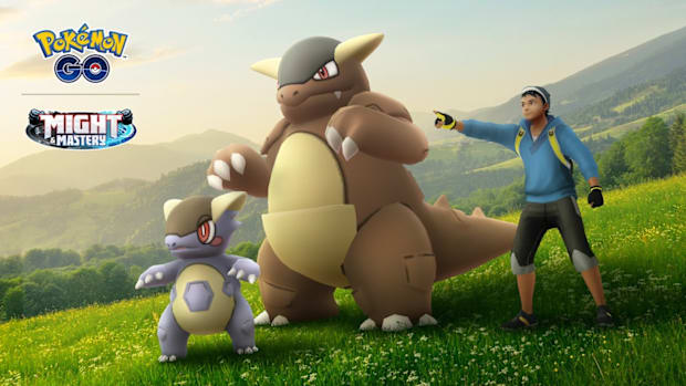 Mega Kangaskhan Raid Day Art