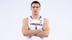 San Diego State transfer Elijah Saunders announces his commitment to the Virginia men's basketball program.