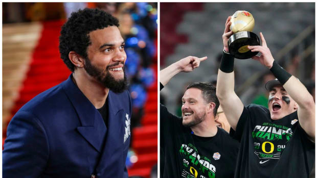 Caleb Williams and Bo Nix