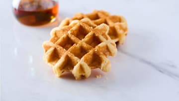 St Pierre launches new Maple Belgian Waffles, just in time for fall. Image Credit to St. Pierre. 